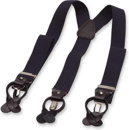 E.L. Cravatte Bretels - Luxe - Donkerblauw