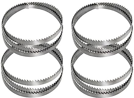 Set van 4 lintzaagbladen 1140 x 13 x 0,65 voor metaalbewerking
