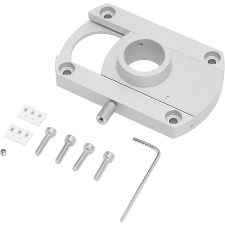 HiFi Conversie Armplaat 20mm Binnengat Aluminiumlegering Vervanging LP Draaitafel Conversie Arm white