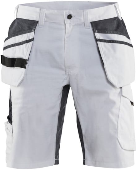 Blaklader Schildersshort met stretch 1099-1330 - Wit/Donkergrijs - C46