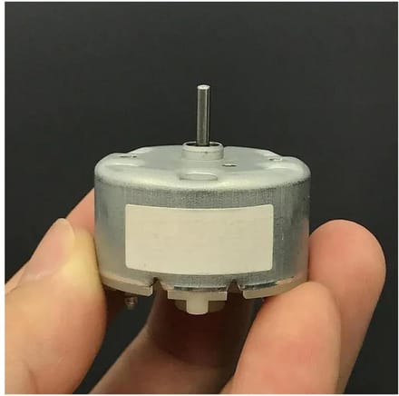 DC Motor - Mini Motor - CD DVD Speler - Laag Stroomverbruik - 32 mm Diameter - Zilver
