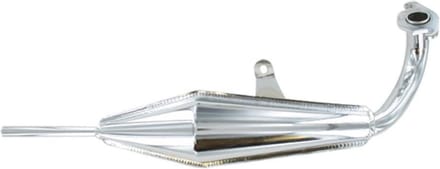 Chromen fluitdemper voor peugeot 103 vogue bromfiets, nieuw