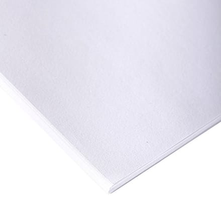 Schets en Tekenpapier - Tekenvellen Pak - Kunst Creatie - Zeer Lichte Korrel - A1 25 Vellen - Wit