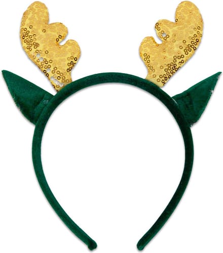 LUQ - Gewei - Diadeem - Kerst - Kerstdiadeem - Tiara - Kersthaarband - Kerstversiering - Kinderen - Volwassenen