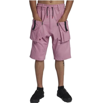 Nike Lab ACG Functionele Knoopsluiting Effen Kleur Cargo Shorts Heren Shorts Lila 923949-678 S gray