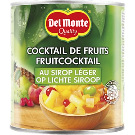 Fruitcocktail op siroop