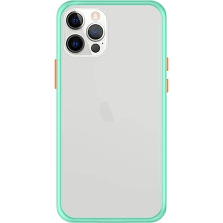 iPhone 12 Pro Max Back Cover - Lichtblauw/Transparant