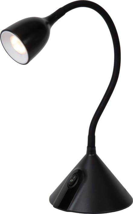 Lucide MILO - Bureaulamp - Ø 12,8 cm - LED - 1x3,2W 3000K - Zwart