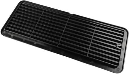 Koelkastrooster - Ventilatierooster - Koeling Optimaliseren - Weerbestendig ABS - 483 x 186 mm - Zwart