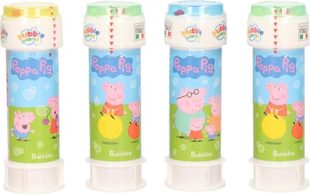 Bellenblaas - 4x - Peppa Pig - 50 ml - voor kinderen - uitdeel cadeau/kinderfeestje