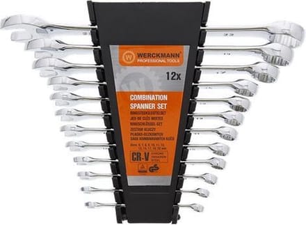 Werckmann Ringsleutelset | Steeksleutelset |12-delig |6-22mm