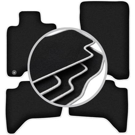 CARLUX-SILVER automatten voor: Mitsubishi L200 IV pick-up (2006-2015)