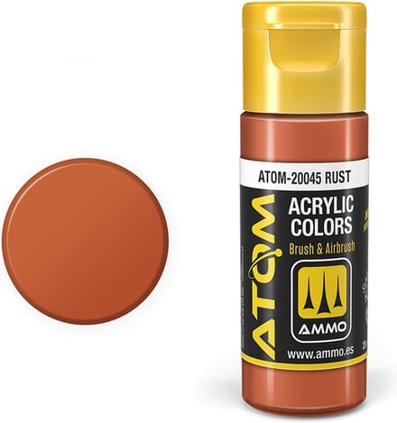 AMMO by Mig Jimenez Hobbyverf Acrylverf - MIG 20045 ATOM - Rust - Acryl - 20ml Verf flesje - 20 ml