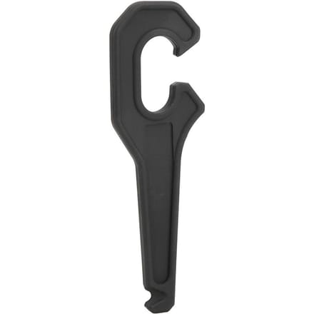 Clé démonte-pneu portable 2 en 1 de type clé à molette pour vélo de route black