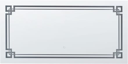 AVRANCHES - LED-spiegel - Zilver - Glas