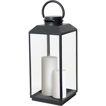 KS Verlichting Newport Windlicht Zwart Large