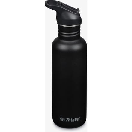 Klean Kanteen Drinkfles Classic 800 ml Sport Flipdop (Maat - 800 ml, Kleur - BLACK)