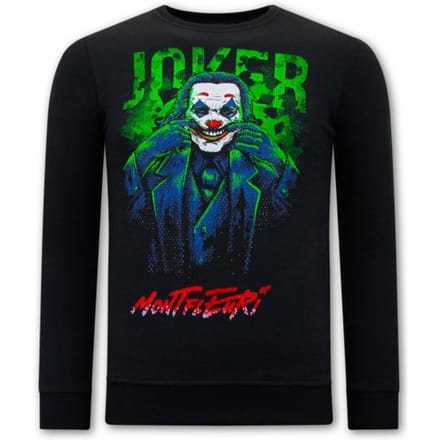 Tony Backer Sweater met print joker