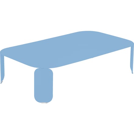 Fermob Bebop Tafel rechthoekig - E1 Maya blauw - H 29 cm