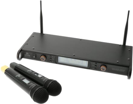 Draadloos microfoonsysteem - Met gratis lessen - Devine WMD-24 Pro - Multikleur