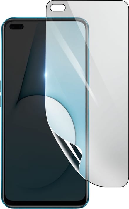 3mk, Geschikt voor Realme X50, Schokbestendige Hydrogel Screenprotector, Transparant