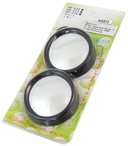 Set dodehoekspiegels – 2 stuks – Rond – 50 mm – Zwart