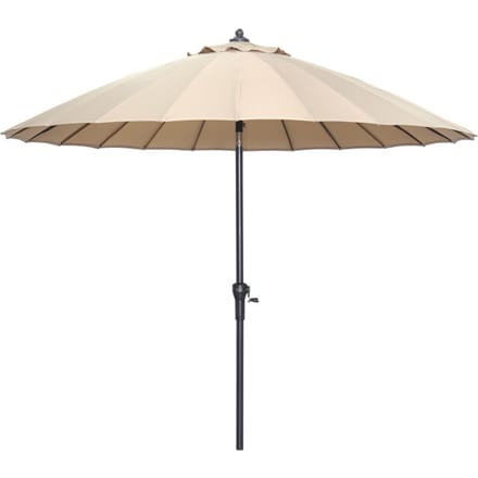 Manilla parasol - Ø250 cm - carbon black - taupe