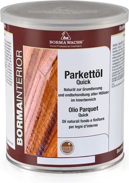 Borma Wachs Parket olie Hoogglans (90 GU) Kleurloos - 1 liter