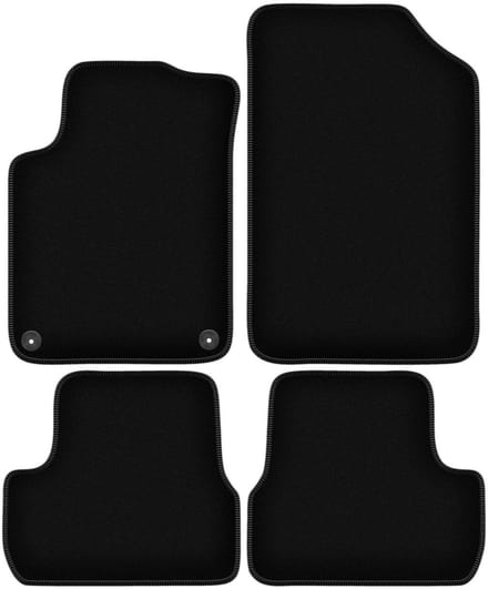 BASIC zwarte velours matten voor: Citroen DS3 cabrio (2015-)