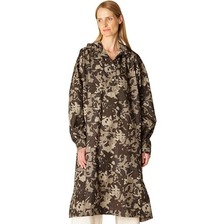 Ilse Jacobsen Rain221spp Poncho Brown Camo Größe: OS | Parkas Outlet | Damen | Braun