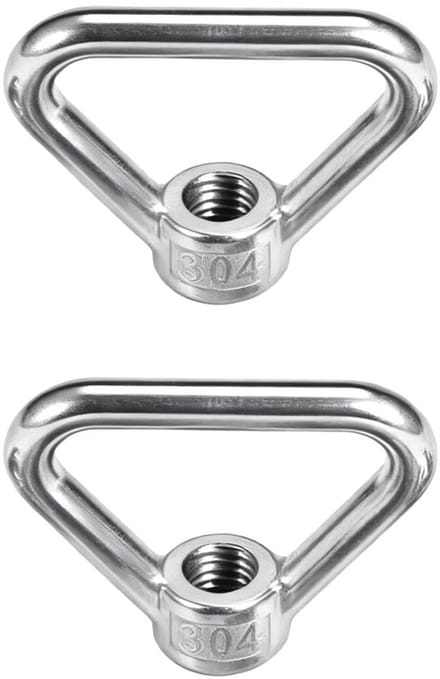 Dailygoods- Driehoekmoer Roestvrij Staal 304 - 2 Stuks M18