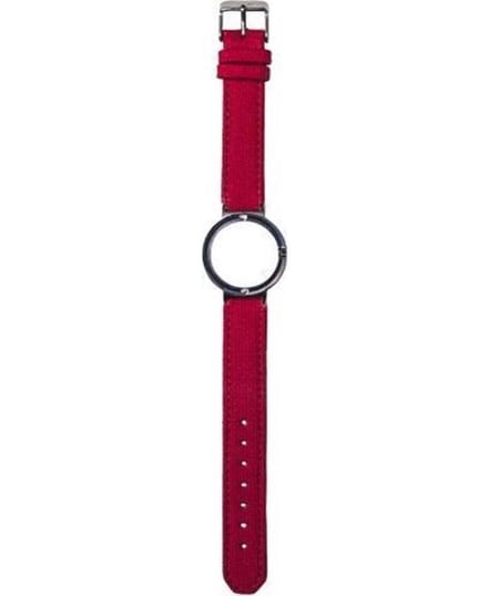 JU'STO J-WATCH bandje Canvas Red - GRANDE
