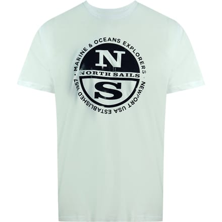 Wit T-shirt van North Sails Marine Ocean Explorers