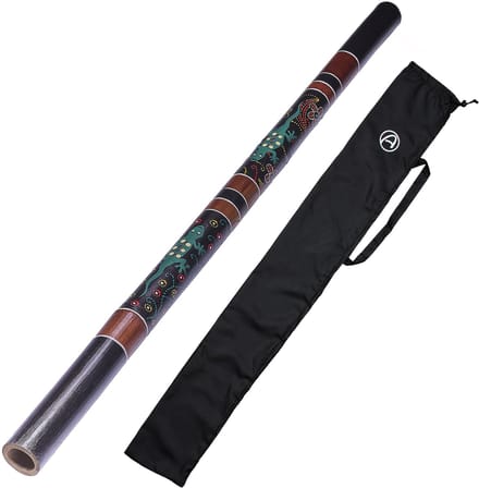 Bamboe Didgeridoo 120cm – Green Gekko Design met Warme lage Toon
