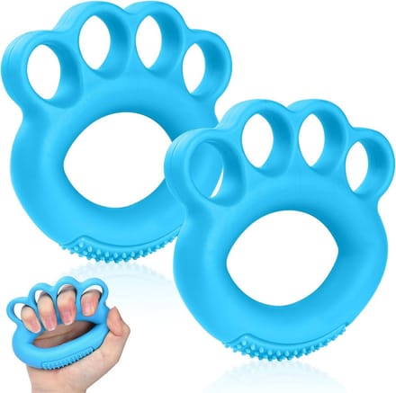 Silicone Hand Trainer Set van 2 - 4-Finger Grip Versterker voor Krachttraining en Stressverlichting