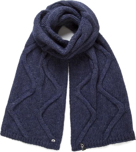 Jail Jam - Screw Scarf - Gebreide Sjaal Blauw - One Size - Blauw