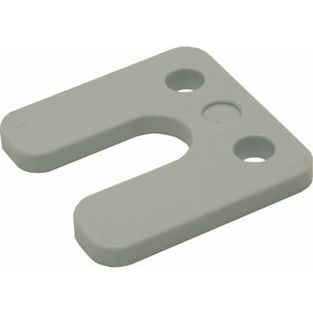 GB drukplaat met sleuf 7mm grijs (48 Stuks)