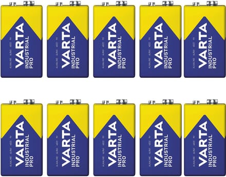 Varta - R9V R-9 6LR61 9V R-9 alkalinebatterijen - 10 stuks