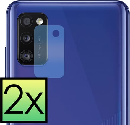 Camera Lens Protector - 2 Stuks - Geschikt voor Samsung Galaxy A41 - Camera Screenprotector - Beschermglas - Gehard Glas - Tempered Glass - Screen Protector