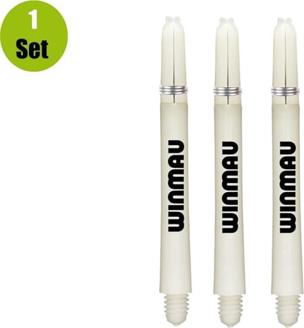 Winmau Dart Shafts Nylon Signature - Wit - Medium - (1 Set)