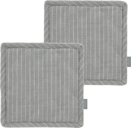 Södahl organic Line Pannenlappen 20 x 20 cm 2 stuks Stone Grey