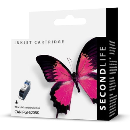 SecondLife - Canon PGI 520 Black