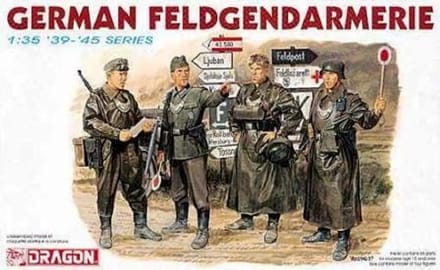Dragon Modelbouwpakket Militaire voertuigen - 6061 German Feldgendarmerie - Figures Plastic - 1:35 - Modelbouw