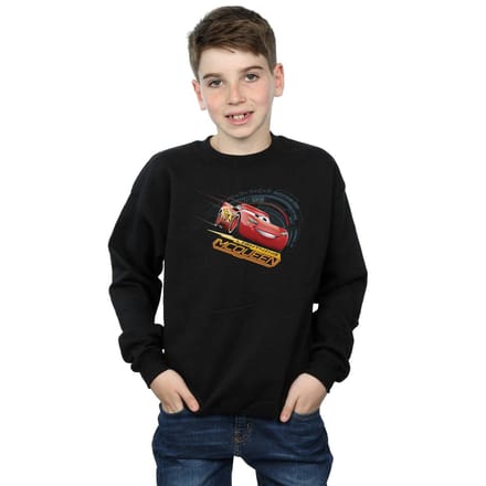 Disney Jongens Cars Bliksem McQueen Sweatshirt (Zwart)