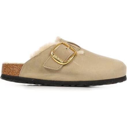 Slippers BIRKENSTOCK Boston Oiled Leather Big Buckle Shearling