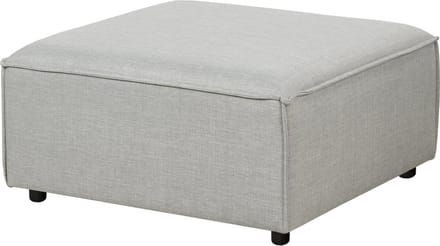 ARDAL - Ottomaan - Lichtgrijs - Polyester