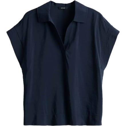 Regular fit blouse met korte mouwen van modalmix model 'Sinula'
