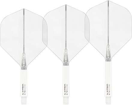 Red Dragon Nitro Flite System White Clear NO2 - Dart Flights