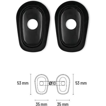 Motorfiets richtingaanwijzer adapter Taac AF02 KAWASAKI