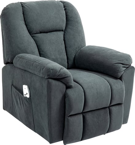 HOMCOM-Relaxsessel-Polyester-97L x 88B x 101H cm-Dunkelgrau